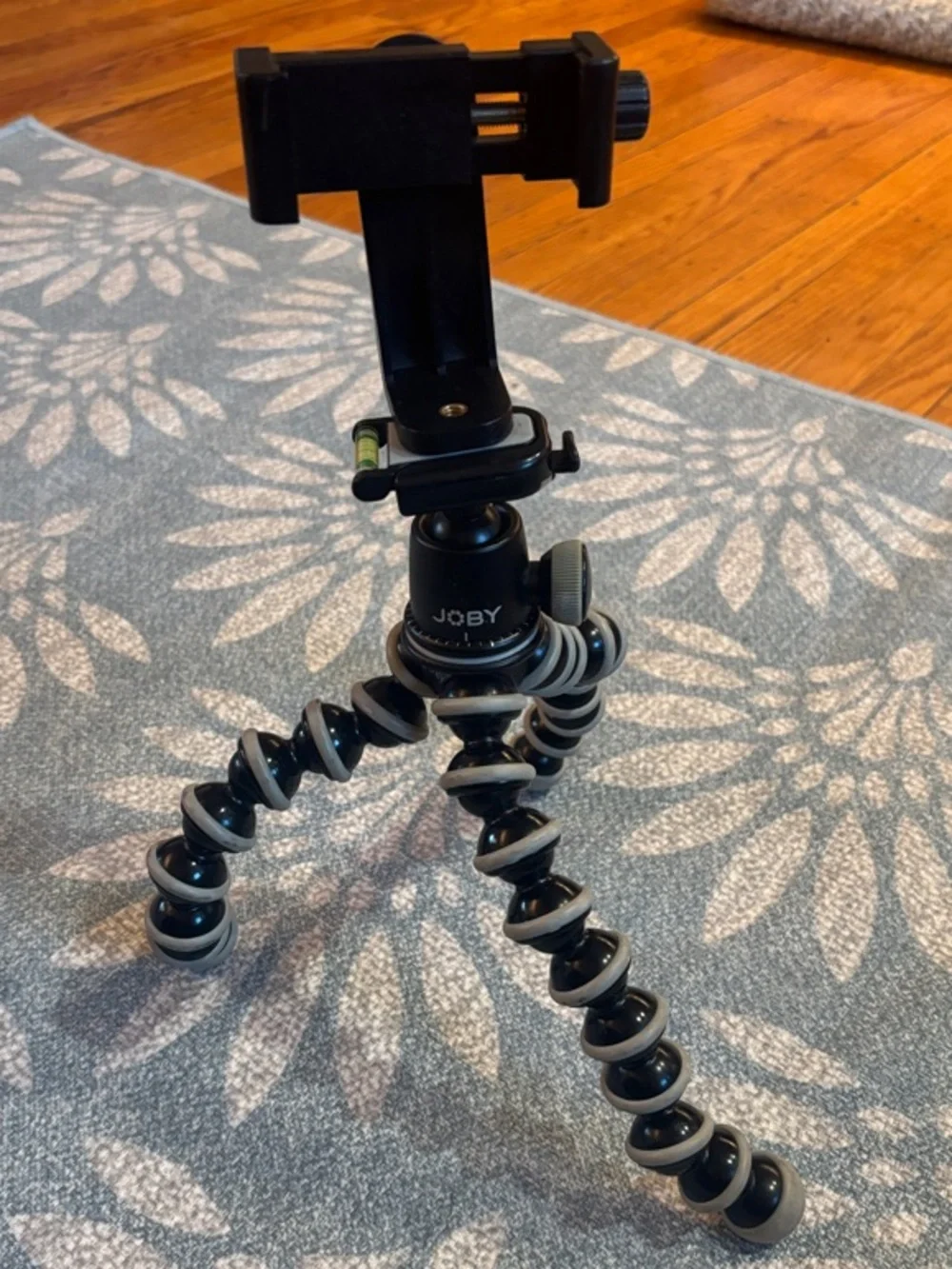 Flexible Tripod with Phone Mount - Black and Gray